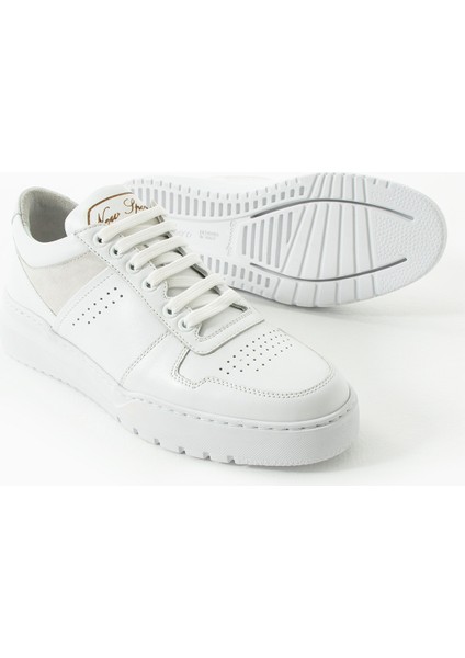 Güvener Libero Beyaz Deri Erkek Sneaker modelleri