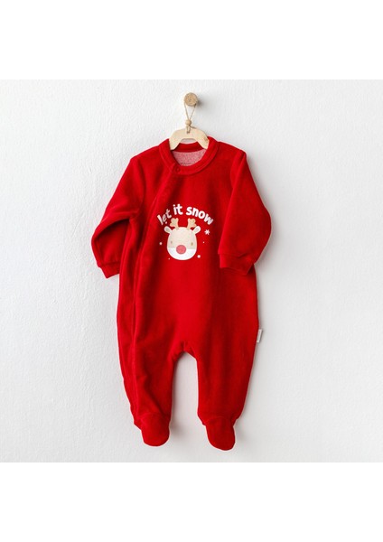 Bebek Tulum Romper Velvet Happy Newyear AC25332