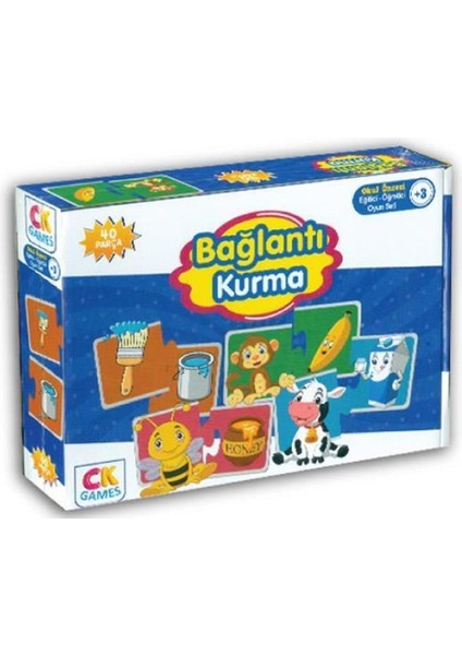 Kornea Store Eğitici Oyun Bağlantı Kurma Puzzle 40 Parça