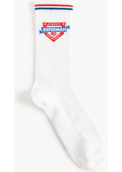 Superman Soket Çorap Lisanslı Pamuk Karışımlı fiyatları
