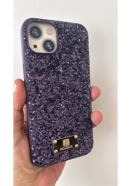 By Semra Iphone 13/14  Uyumlu Swarovski Taşlı Diamond Kalite Parlak Tasarımlı Kılıf