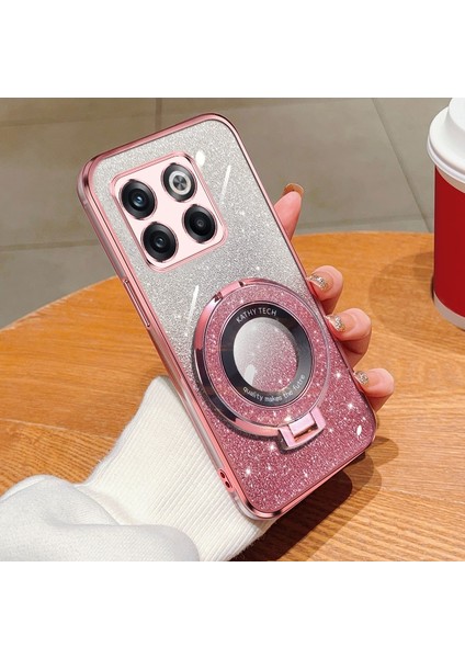 Oneplus 10T Için Yuvarlak Tutucu Tpu Telefon Kılıfı (Yurt Dışından)