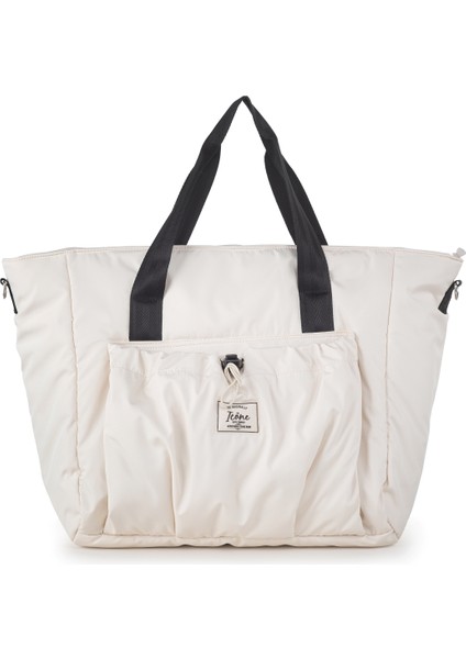 Icone Önü Büzgü Cepli Fermuar Kapamalı Yoga, Pilates, Fitness ,gym Spor Çantası