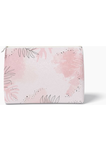 Soft Pembe Makyaj Çantası 25 x 18