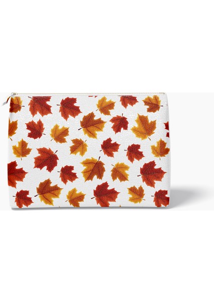 Çınar Yaprakları Makyaj Çantası 25 x 18