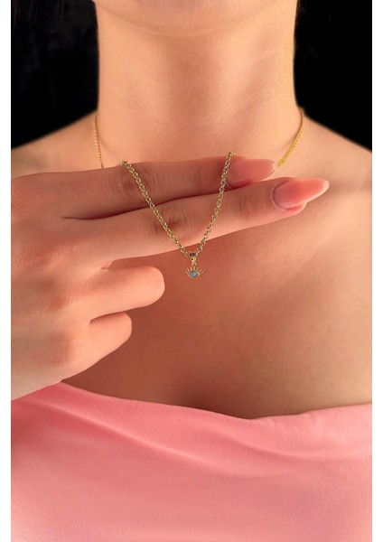 14 Ayar Altın Halka Doch Zincir Kirpik Uçlu Kolye fiyatları