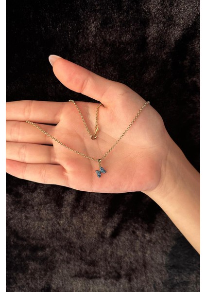 14 Ayar Altın Halka Doch Zincir Firuze Taşlı Kelebek Kolye fırsatları