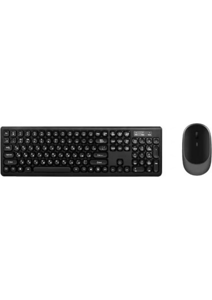 Bkb2 Siyah Türkçe Q Ev Ofis Kullanıma Uygun Kablosuz Klavye Mouse Set