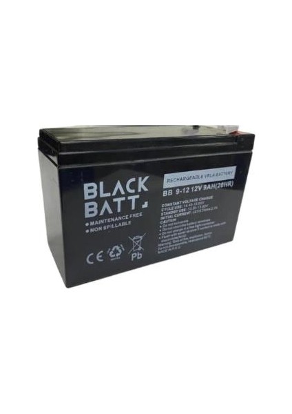 Black Batt 12V 9AH