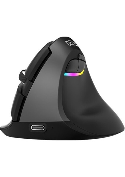 Delux M618 Mini Bluetooth 4.0+ 2.4g Ergonomik Şarjlı Sessiz Rgb Mouse
