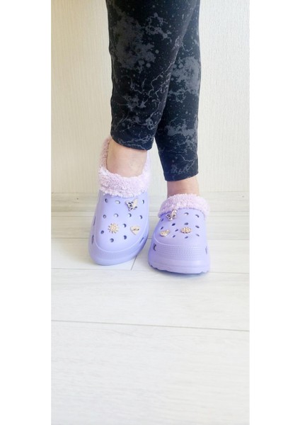 Içi Kürklü Taşlı Şık Doktor Hemşire Aşcı Terliği modelleri