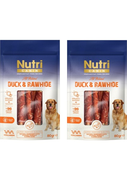 Rawhide Ördekli Köpek Ödülü 80 Gr. x 2 Adet