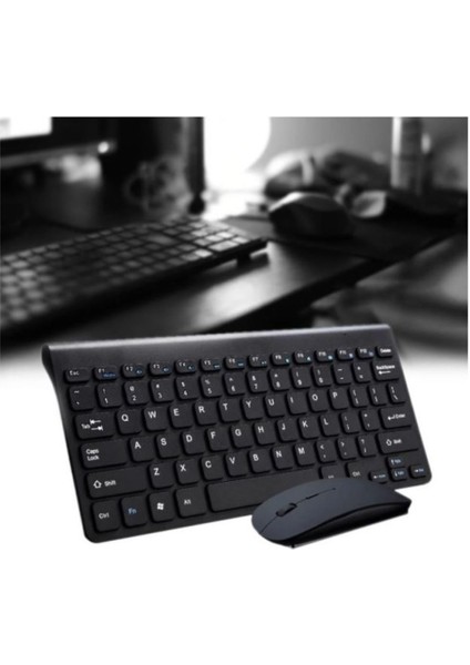 Ingilizce Mini Slim 2.4 Ghz Kablosuz Klavye Mouse Set fiyatları