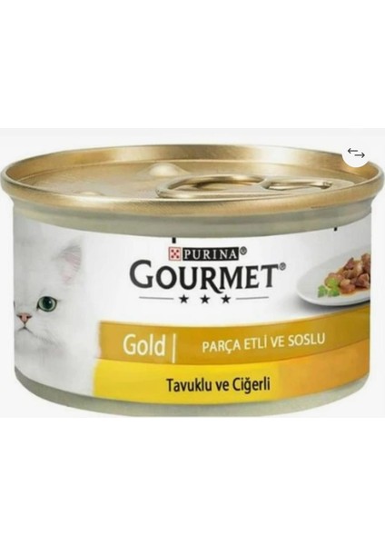 Gourmet Tavuklu ve Ciğerli 85 gr