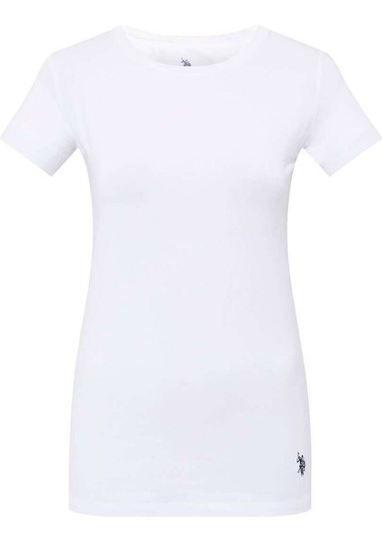 66002 Kadın Modal Kısa Kollu Yuvarlak Yaka T-Shirt-Beyaz fiyatları