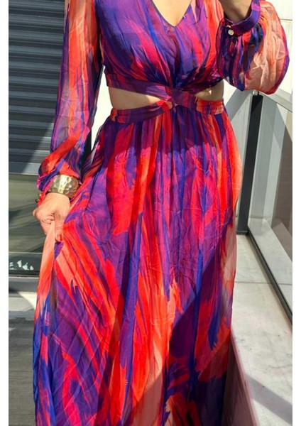 Şifon Pencerli Elbise fiyatları