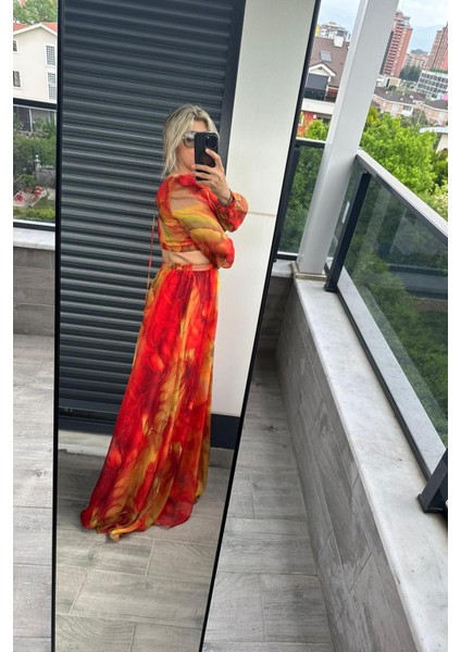 Şifon Bel Detay Elbise indirimleri