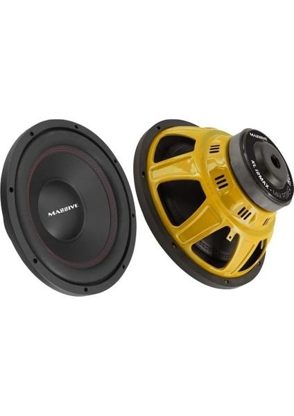 MS-KL12MAX 30 cm Subwoofer Bas Bufır 1500WAT-400W Rms Maximum Power