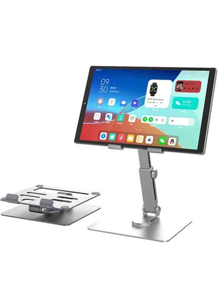 iPad Pro 11 2024 M4 Çipli Tablet Standı Kademeli Ayarlanabilir 360 Dönebilen Stand