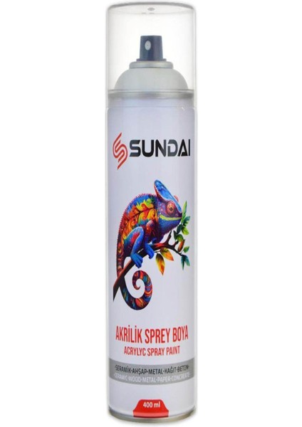 Akrilik Sprey Boya 400ML Mat Beyaz RAL9010