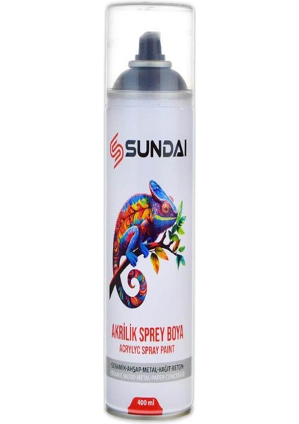 Akrilik Sprey Boya 400ML Mat Siyah RAL9005