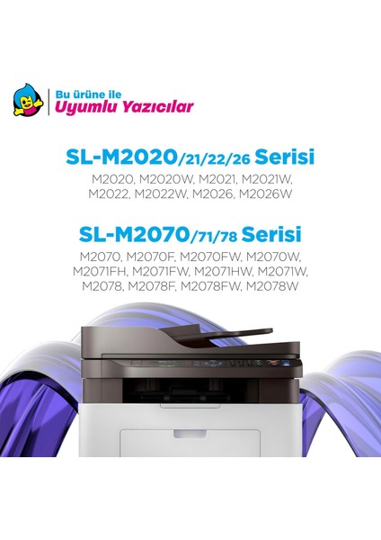 Samsung Uyumlu Tonermax MLT-D111L Muadil Toner 4'lü Paket / Xpress M2020 / M2022 / M2070 Yüksek Kapasiteli
