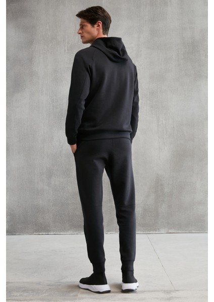 Fine Erkek Fermuarlı Siyah Sweatshirt indirimleri