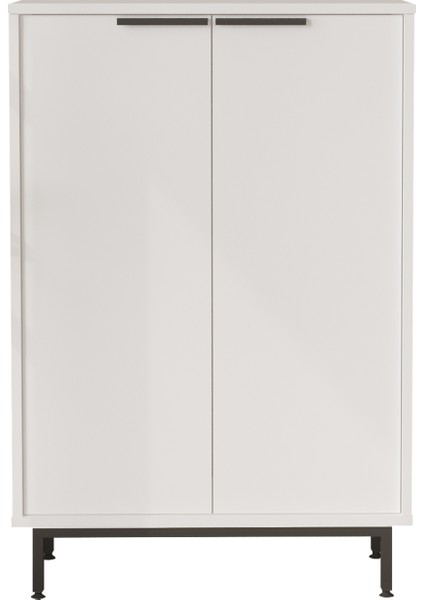 Sleek 72 cm Ayakkabılık Metal Ayaklı 5 Raflı Beyaz Sk1-W fırsatları