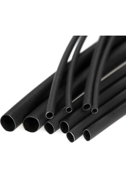4mm Isı ile Daralan Siyah Makaron 5 metre, Daralma oranı 2/1, Çalışma -55/+125 Derece fiyatları