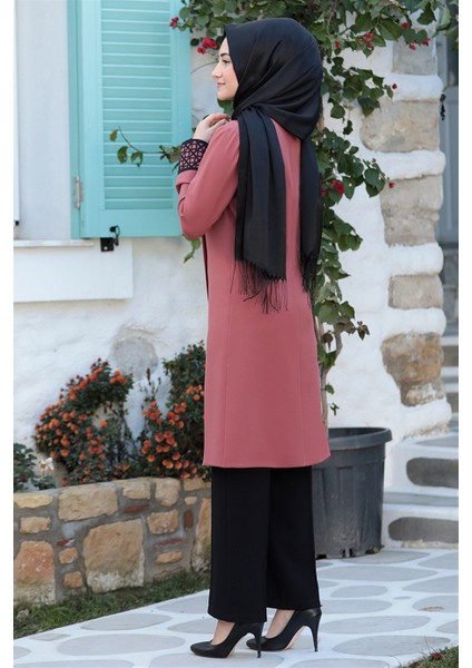 Tesettür Takım Nilda Takım Krep Kumaş Büyük Beden Tesettür Abiye Elbise Tesettür Takım modelleri