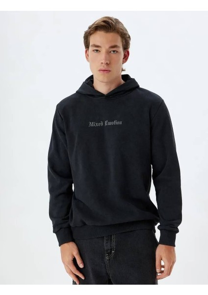 5WAM70009MK Koton Erkek Sweat Siyah modelleri