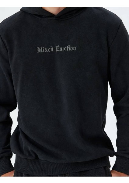 5WAM70009MK Koton Erkek Sweat Siyah indirimleri