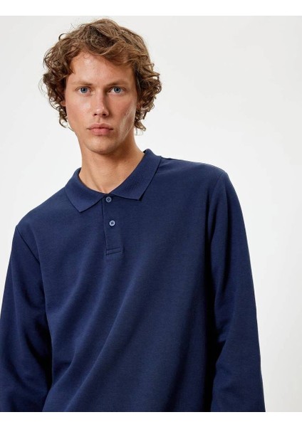 5WAM70091MK Koton Erkek Sweat Lacivert