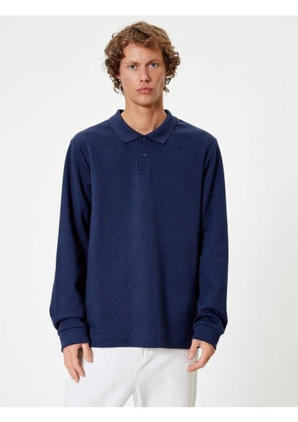 5WAM70091MK Koton Erkek Sweat Lacivert modelleri