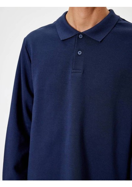 5WAM70091MK Koton Erkek Sweat Lacivert indirimleri