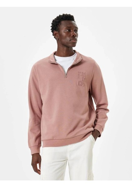 5WAM70093MK Koton Erkek Sweat Pembe fiyatları