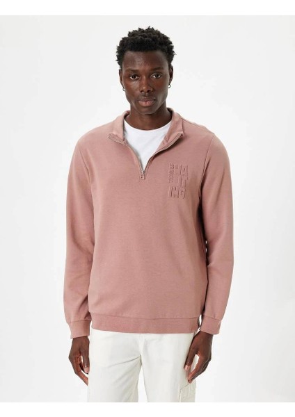 5WAM70093MK Koton Erkek Sweat Pembe fırsatları