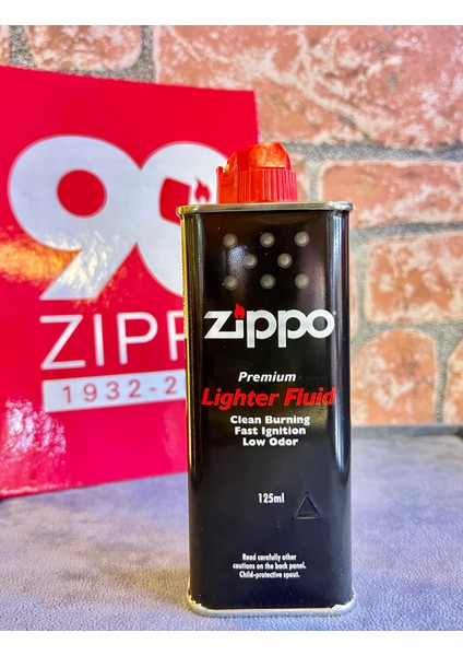 Orijinal 125 ml Premium Zippo Çakmak Benzini - Çakmak Yakıtı