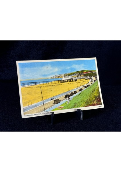 Ingiltere Marimex British Made Promenade & Pier, Colwyn Bay Postcard (Marimex Ltd. No. CB.605) 1950S