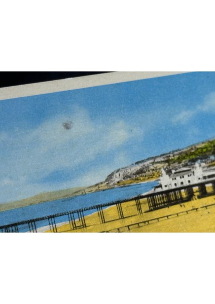 Ingiltere Marimex British Made Promenade & Pier, Colwyn Bay Postcard (Marimex Ltd. No. CB.605) 1950S modelleri