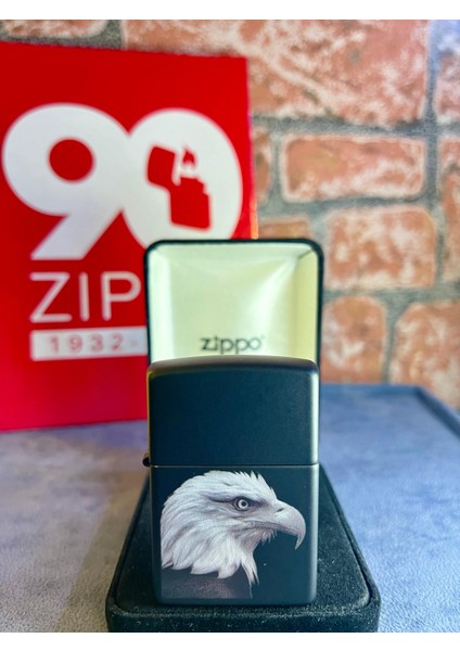 Kartal Model Orijinal Ömür Boyu Garantili Benzinli Zippo Çakmak