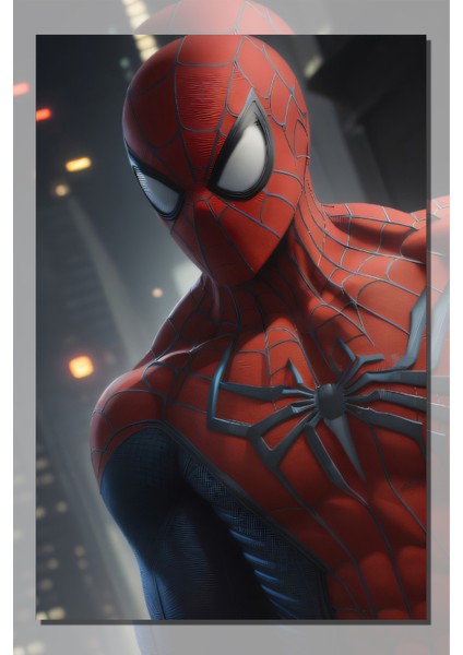 Spider Man Animasyon Poster, Duvar Kağıdı/ Örümcek Adam Yüksek Kaliteli Baskı