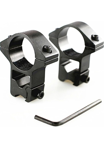 Tüfek Dürbünü Lazeri Montaj Kelepçesi Çelik Alaşım 11MM