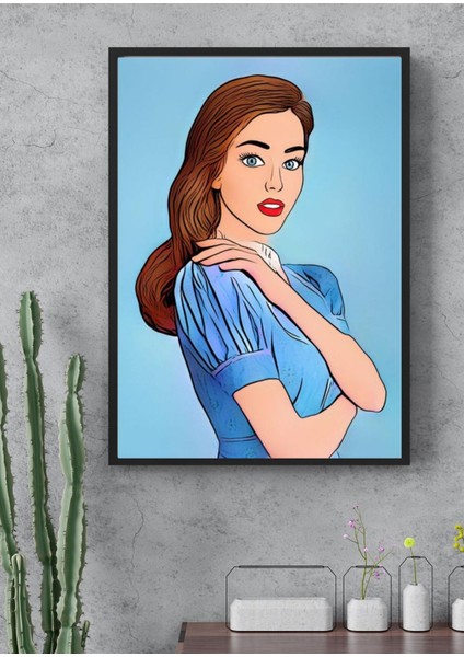 Kişiye Özel Hediye Çizgi Film Temalı Poster Baskı Çerçevesiz fiyatları