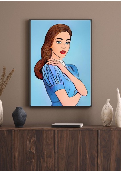 Kişiye Özel Hediye Çizgi Film Temalı Poster Baskı Çerçevesiz modelleri