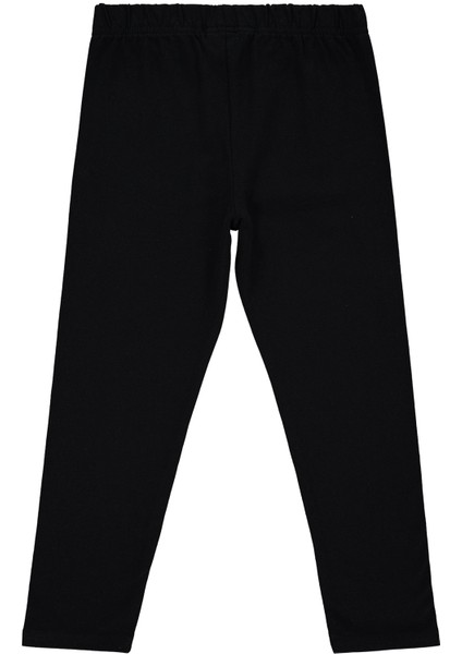 Kız Çocuk Tayt 6-9 Yaş Siyah fiyatları