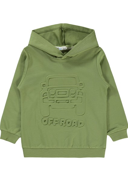 Erkek Çocuk Sweatshirt 2-5 Yaş Haki