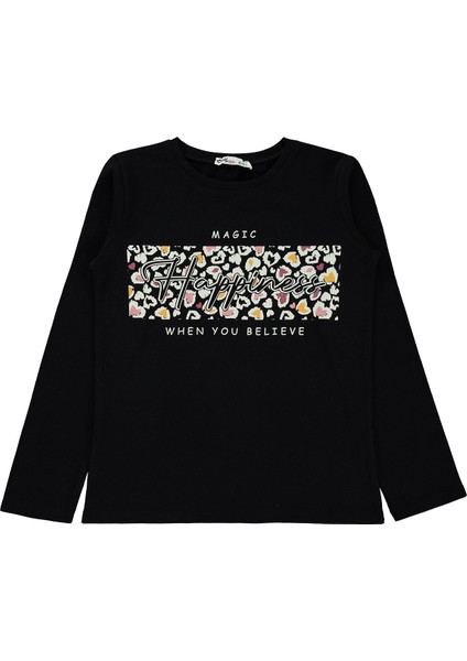 Civil Girls Kız Çocuk Sweatshirt 10-13 Yaş Siyah