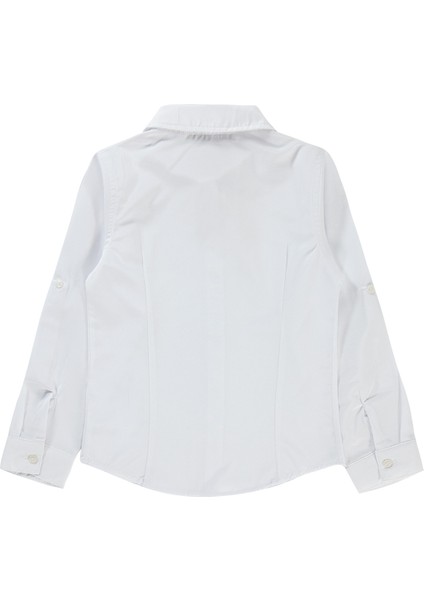 Kız Çocuk Gömlek 6-9 Yaş Beyaz fiyatları