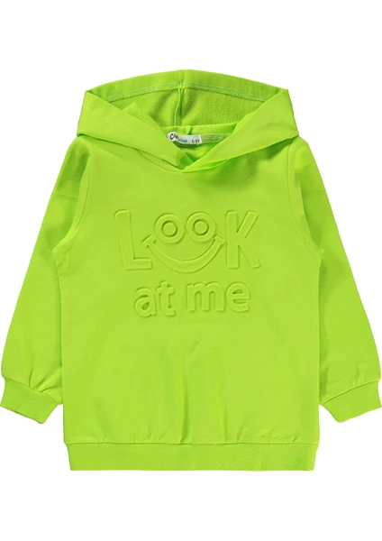 Civil Boys Erkek Çocuk Sweatshirt 2-5 Yaş Limon Yeşili